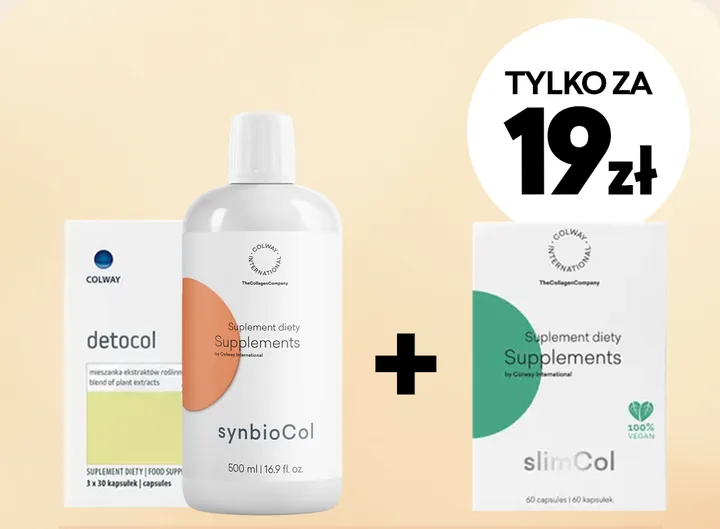 Zestaw Dla zdrowych jelit: DetoCol, SynbioCol, SlimCol